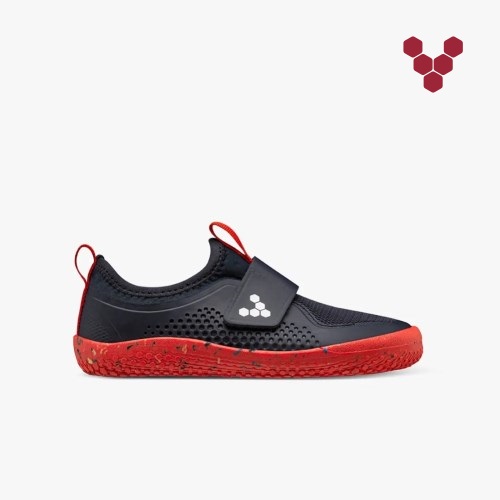 Vivobarefoot Primus Sport II Lasten Kengät Laivastonsininen/Punainen (FI-UV2A)